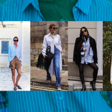 Γυναίκες με μπλε πουκάμισα