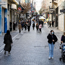 Λίγος κόσμος στην Ερμού, πρώτη ημέρα εφαρμογής του click away