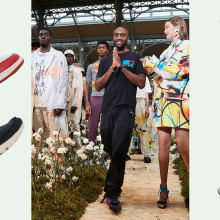 Sneakers της Nike επανασχεδιασμένα από τον Virgil Abloh και Hoodies από το γνωστό brand του σχεδιαστή, Off White.