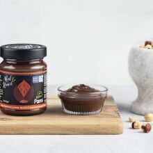 Πραλίνα φουντουκιού με κακάο και υψηλή περιεκτικότητα σε πρωτεΐνη