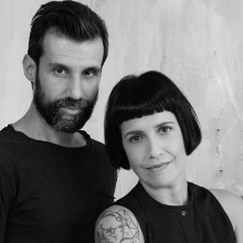 Η Βίκυ Μουδήλου και ο Σταμάτης Γκίνης του brand Eating the goober