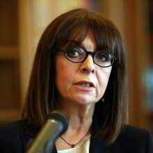 Η Πρόεδρος της Ελληνικής Δημοκρατίας Κατερίνα Σακελλαροπούλου
