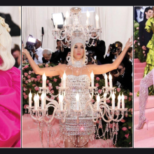 Met Gala (από αριστερά) Lady Gaga, Katy Perry, Naomi Cambell
