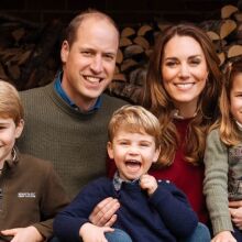 Ο πρίγκιπας Ουίλιαμ και η Κέιτ Μίντλετον με τα παιδιά τους