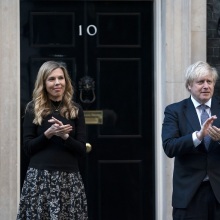 Μπόρις Τζόνσον και Κάρι Σίμοντς