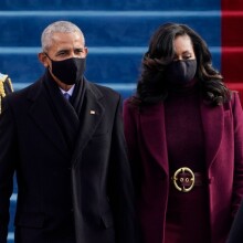 Ο Μπαράκ Ομπάμα και η σύζυγός του, Μισέλ