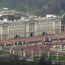 Το παλάτι του Μπάκιγχαμ από ψηλά