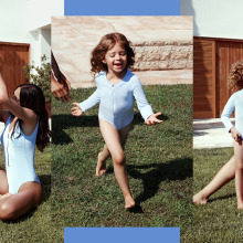 Η Stefania Frangista σχεδιάζει μαγιό για το «Mαζί για το Παιδί»