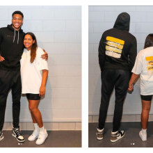 Ο Γιάννης Αντετοκούνμπο και η σύντροφός του Μαράια Ριντλσπρίγκερ