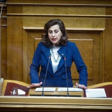 Η βουλευτής του ΚΙΝΑΛ, Χαρά Κεφαλίδου