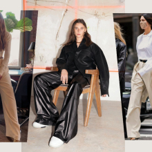 Το φαρδύ παντελόνι είναι on-trend