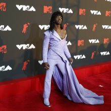 O Lil Nas Χ στο κόκκινο χαλί των βραβείων MTV Video Music Awards, Νέα Υόρκη, 12 Σεπτεμβρίου 2021
