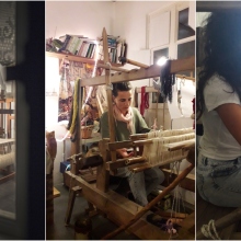 Η Πλουμίτσα στον αργαλειό