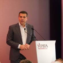 Ομιλία του προέδρου του ΣΥΡΙΖΑ στη Λάρισα, στο πλαίσιο της περιοδείας του στη Θεσσαλία