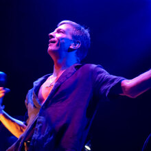 Στιγμιότυπο από τη συναυλία των Stranglers στην Αθήνα το 2005