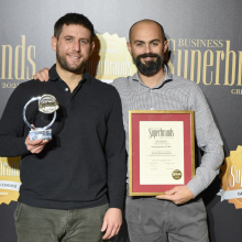 Από αριστερά: Θανάσης Χριστόπουλος και Γιώργος Τρακάκης.