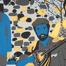 "Ρεμπέτικο", έργο του Cacao Rocks από την έκθεση