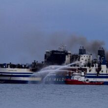 Κέρκυρα: Στο Λιμεναρχείο για κατάθεση ο διασωθείς του Euroferry Olympia 21χρονος Λευκορώσος	