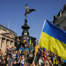 Αντιπολεμική διαδήλωση στο Λονδίνο