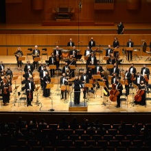 Η Εθνική Συμφωνική Ορχήστρα της ΕΡΤ. 