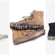 Τα νέα sneakers «Paris» του Οίκου Balencianga. 