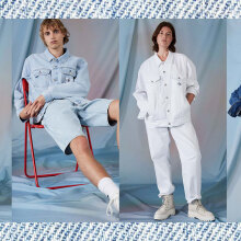 Μοντέλα με τζιν ρούχα Calvin Klein