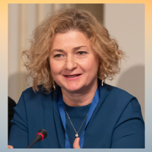 Η Βιβή Ανθοπούλου, Γενική Διευθύντρια στο Ίδρυμα Λαμπράκη