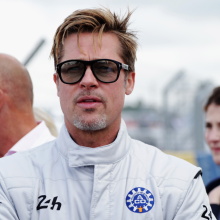 Φωτογραφία του Brad Pitt από τον διάσημο αγώνα Le Mans 24.