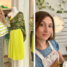 Η Χριστίνα Παπανικολάου, ιδιοκτήτρια του "Sōma Luxury" και η  Lucia Villa  ιδιοκτήτρια του «Louloudi Milano»