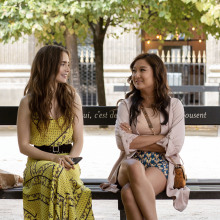 Στιγμιότυπο από την τηλεοπτική σειρά Emily In Paris