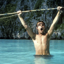 Ο Λεονάρντο Ντι Κάπριο στην ταινία «η παραλία»