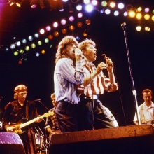 Mick Jagger και David Bowie σε συναυλία