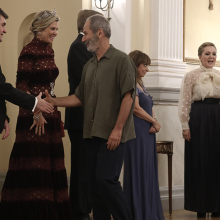 Επίσημο Δείπνο από την Πρόεδρο της Δημοκρατίας Κατερίνα Σακελλαροπούλου στο Προεδρικό Μέγαρο προς τιμήν του Βασιλιά Willem-Alexander και της Βασίλισσας Maxima της Ολλανδίας