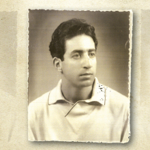 Ο Μανόλης Κ. Χατζηγιακουμής στην ηλικία έναρξης των ηχογραφήσεων  της μουσικής παράδοσης της Κω (1964)