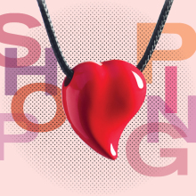 MINAS DESIGNS, Pendant Real Heart €240