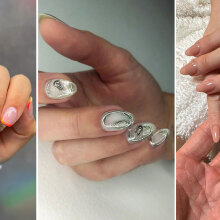 Γυναικεία χέρια με βαμμένα νύχια