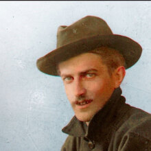 Stephen Crane, 1897. Stephen Crane Collection, Syracuse University Library Department of Special Collections