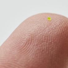 Η μικροσκοπική τύπου Luis Vuitton τσάντα της καλλιτεχνικής κολεκτίβας MSCHF έπιασε πάνω από €55.000 σε δημοπρασία - Είναι σχεδόν αόρατη δια γυμνού οφθαλμού.