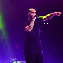 Ο ράπερ Drake σε συναυλία του