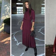 Cherry red: Η must απόχρωση για το φθινόπωρο