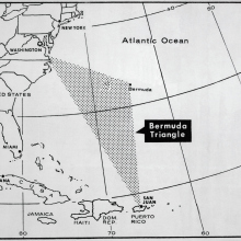 Απεικόνιση του Τριγώνου των Βερμούδων