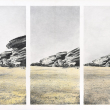 Βαλέριος Καλούτσης, "Composition of a Landscape #2", 1984