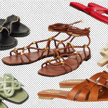 Ρεπορτάζ αγοράς για τα δερμάτινα σανδάλια της σεζόν