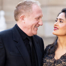 Η Σάλμα Χάγιεκ και ο Ανρί Πινό 