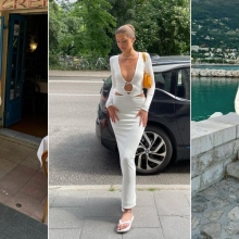 Κομψή με σαγιονάρες