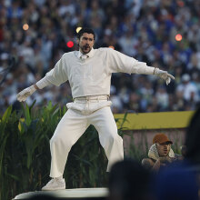 Ο Bad Bunny στο NFL Super Bowl LX