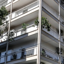 Το σπίτι όπου διαπράχθηκε η γυναικοκτονία στην Καλαμάτα
