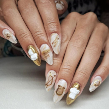 Greek goddess nails