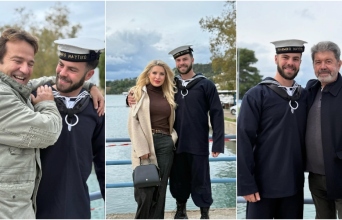 Ο Άγγελος Λάτσιος στο Πολεμικό Ναυτικό - Η ανάρτηση της Ελένης Μενεγάκη