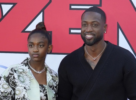 Ο Ντουέιν Γουέιντ με την κόρη του Ζάγια